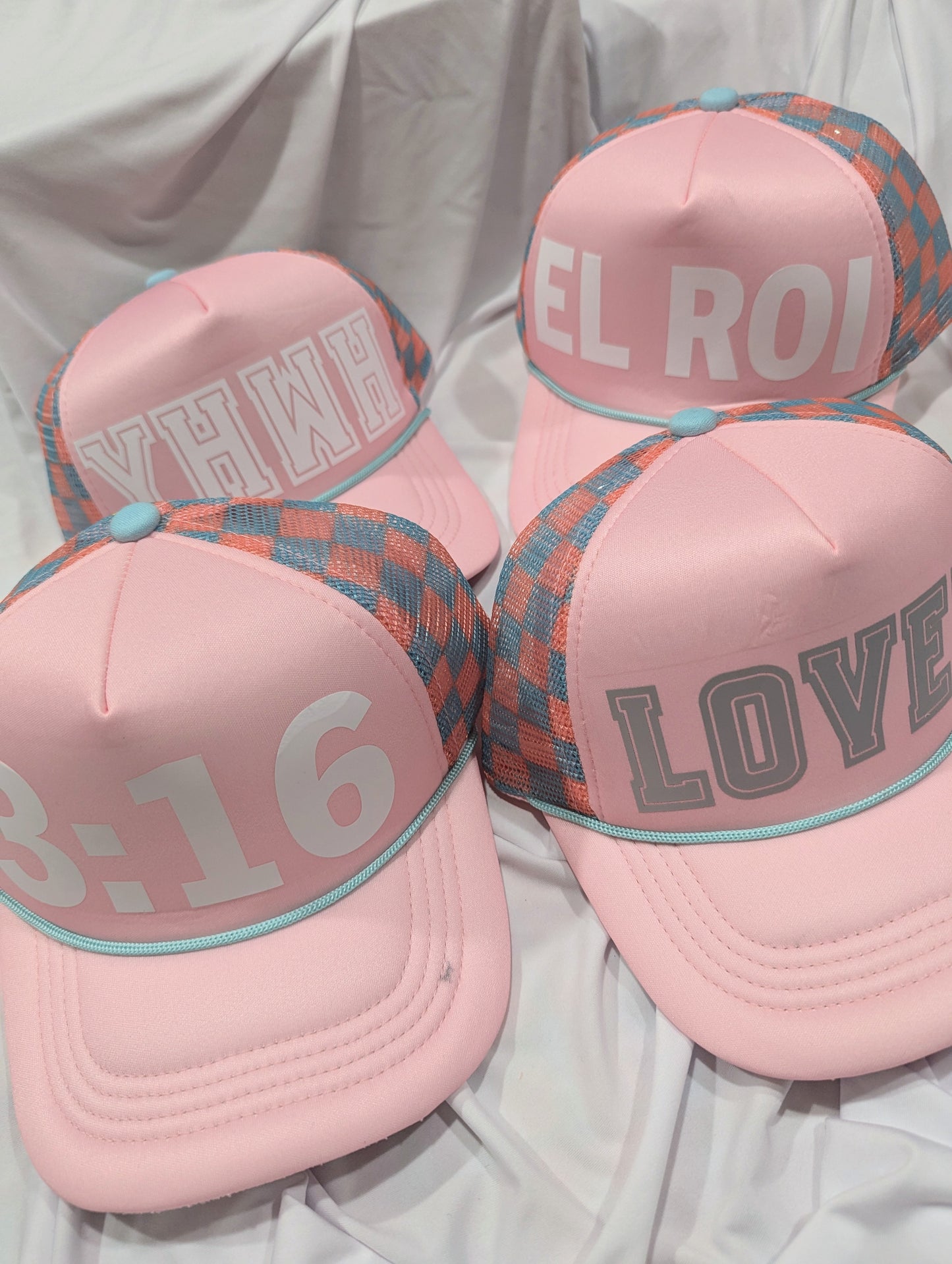 TRUCKER HAT CHECKER FOAM FRONT MESH BACK CAP | 40HW726