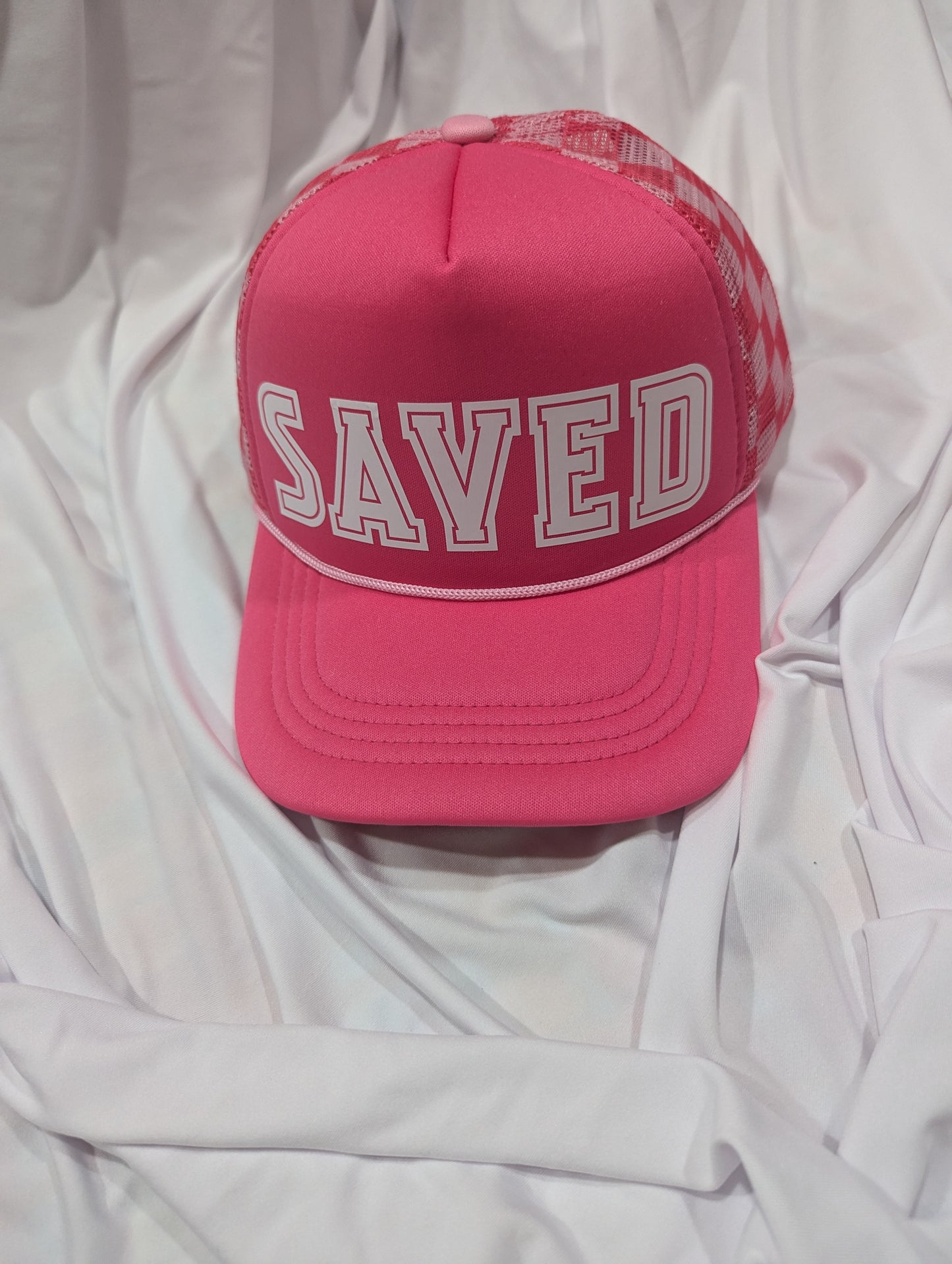 TRUCKER HAT CHECKER FOAM FRONT MESH BACK CAP | 40HW726