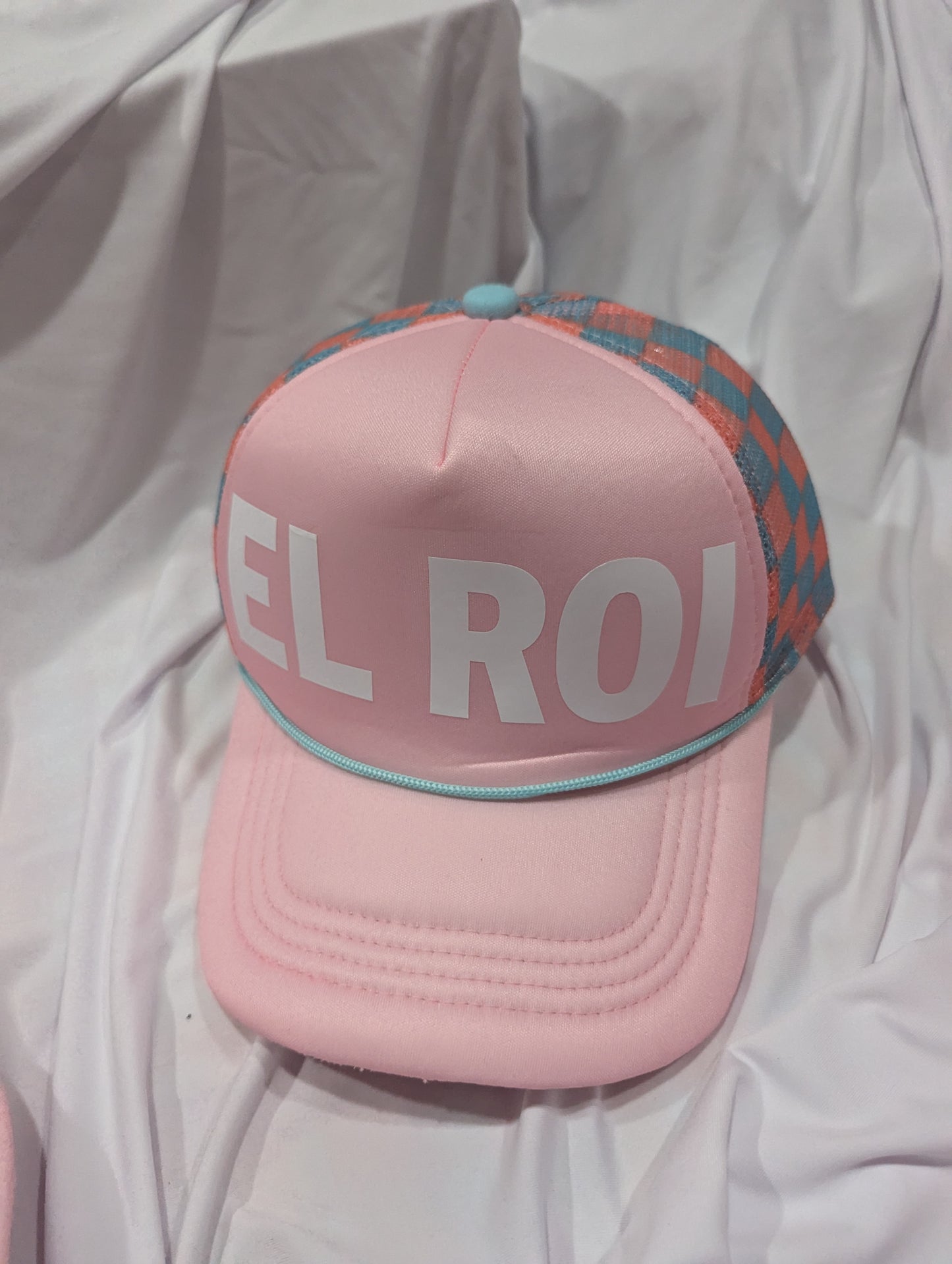 TRUCKER HAT CHECKER FOAM FRONT MESH BACK CAP | 40HW726
