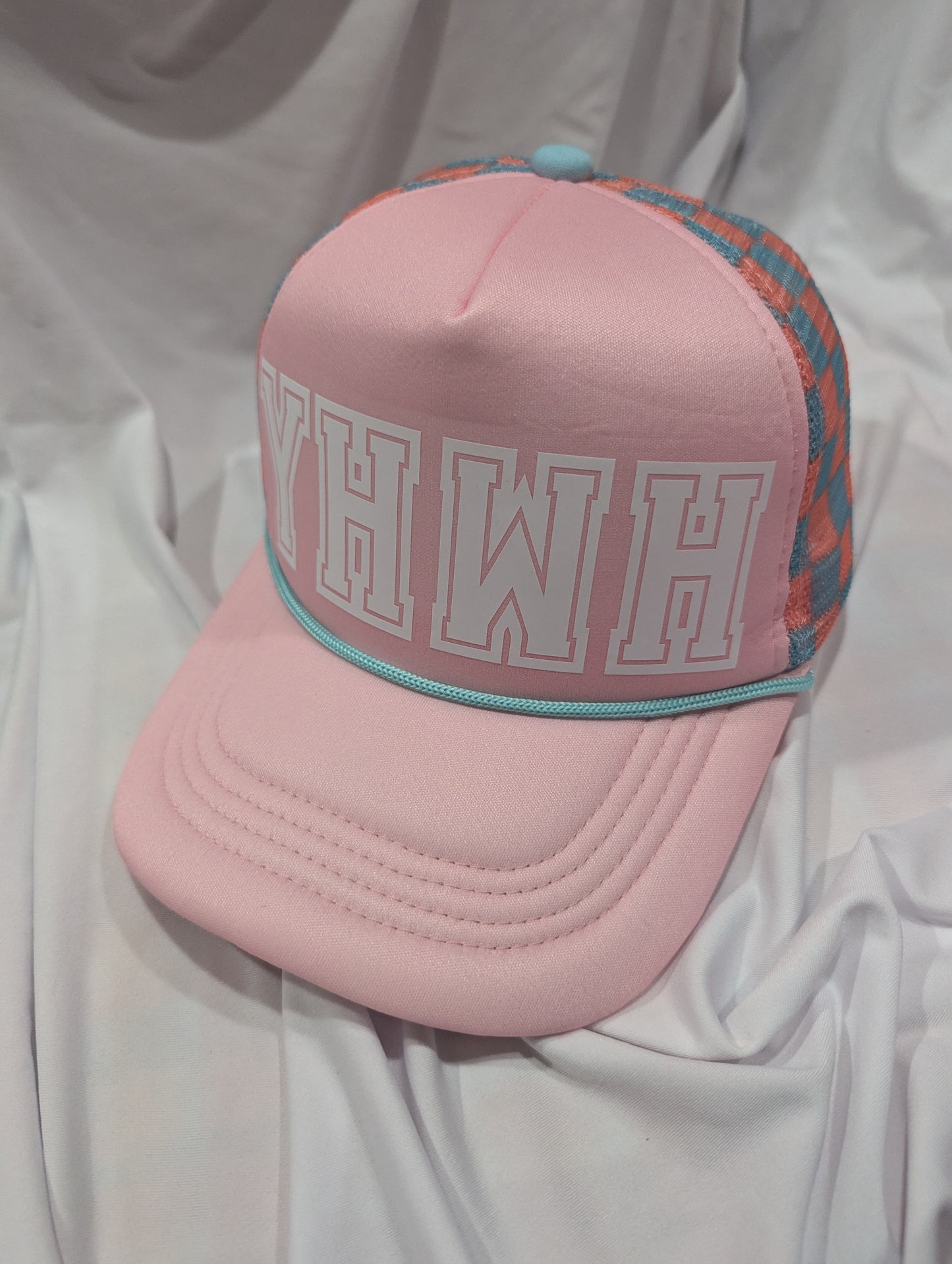 TRUCKER HAT CHECKER FOAM FRONT MESH BACK CAP | 40HW726