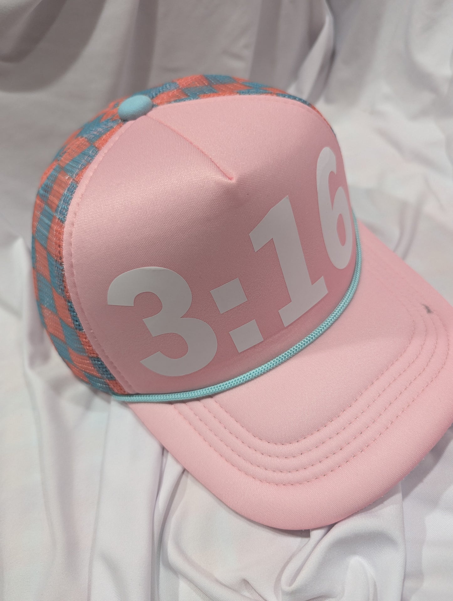 TRUCKER HAT CHECKER FOAM FRONT MESH BACK CAP | 40HW726