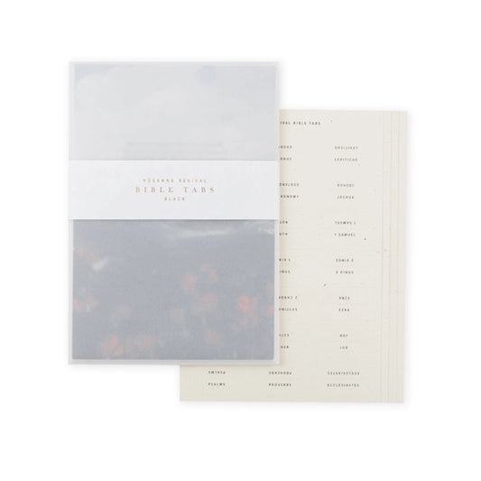 Hosanna Revival Bible Tabs: Black Foiling